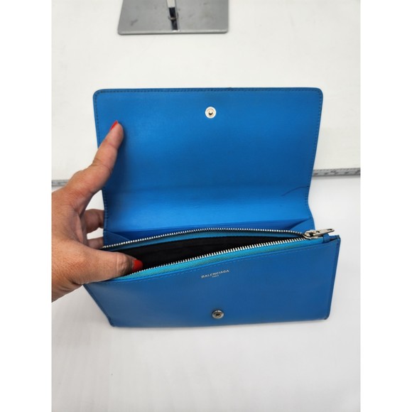 BALENCIAGA BLUE WALLET 471BALXCI - Picture 3 of 15